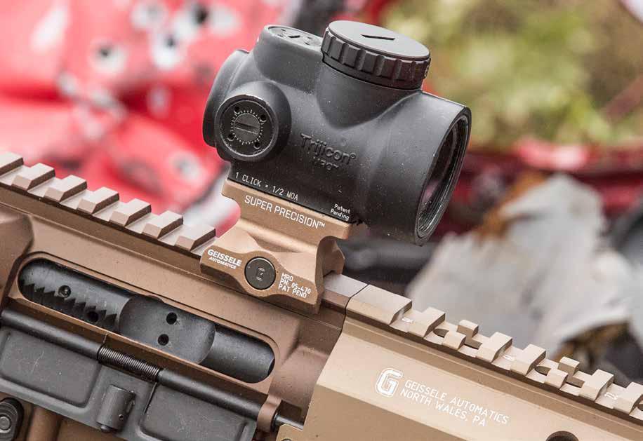 SUPER PRECISION MRO SERIES The Super Precision MRO Series was developed specifically to work with the Trijicon MRO and like mounted red