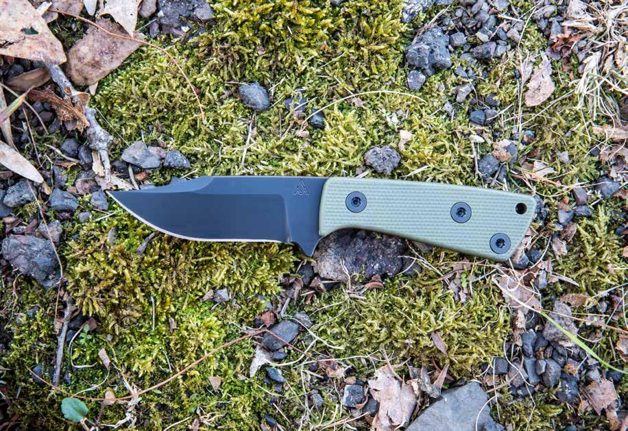 AM-3 The AM-3 knife, by Abraham & Moses, was designed from the ground up to excel at EDC, Fishing and Day Hiking scenarios. Its non-threatening overall size of 6.
