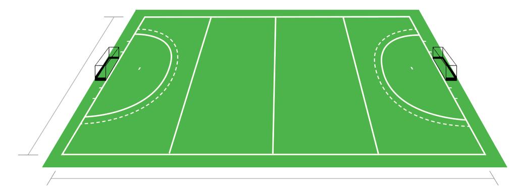 THE FIELD 60 YARDS (58 METERS) 1 10 3 2 4 7 5 6 When lining a field, measure 16 yards from each goal post and connect with a straight line parallel to the face of the goal. 9 8 100 YARDS (91.