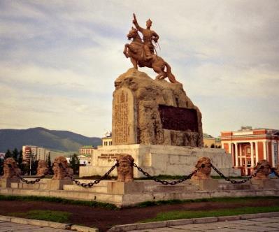 Then take a leisurely walk across the impressive Sukhbaatar Square.