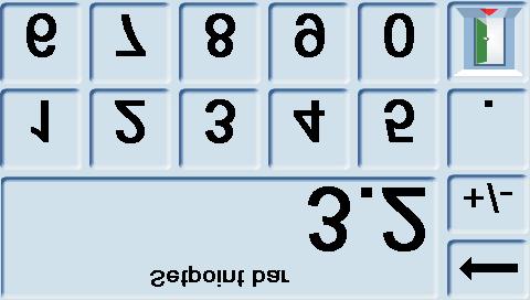 Figure 4C 1 Back space (deletes last entered character) 2 Switches positive/negative value 3 Enters decimal point 4 Escape -