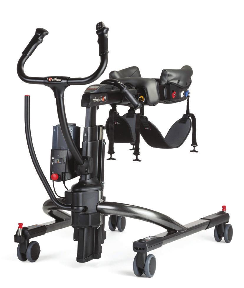 TRAM by Rifton The Rifton TRAM is a transfer and mobility device designed to deliver three powerful functions in one compact unit: gait training, sit-to-stand transfers and seated transfers.