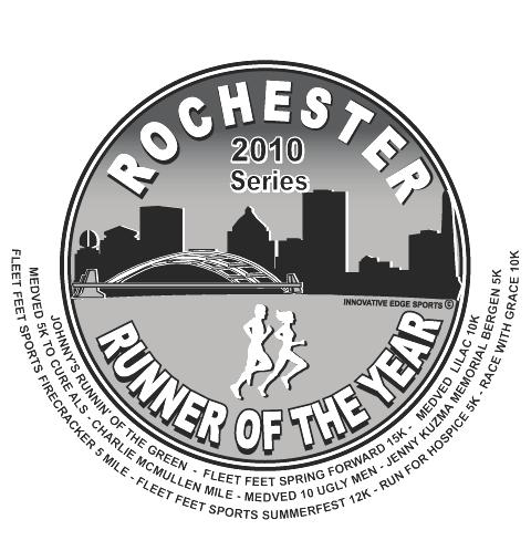 2010 Rochester Runner of the Year Series Sponsored by Innovative Edge Sports and the GRTC March 13 Johnny s Runnin of the Green 5 Miles March 28 Fleet Feet Spring Forward 15K 9.