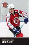 for Team Canada in 2001 at the WJC RICK VAIVE SHOOTS: RIGHT Drafted 5th overall in the 1979 NHL Draft by the