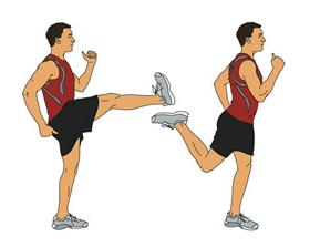Week 4 Continuation of exercise drills as per previous weeks with the implementation of the following dynamic stretch 1.