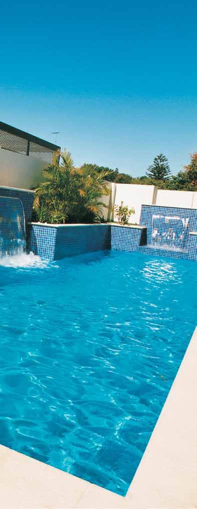 the finishing touches There are many options you may like to consider with your new Sapphire swimming pool.