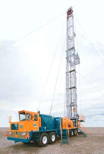 Truck mounted land rig