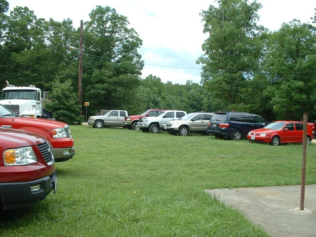 Parking The main parking area is the infield of the traffic circle You may drive down to