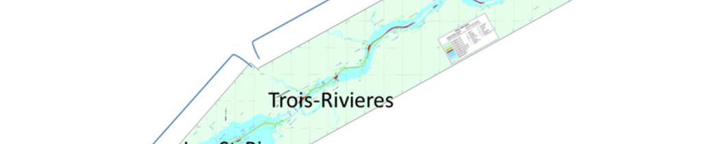 As a non-tidal riverine system maximum draft is the main focus for vessels transiting this section of the river and the maximum drafts available are governed by water level.