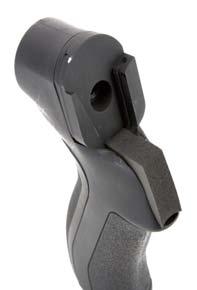 portion of the pistol grip channel as seen in Figure.