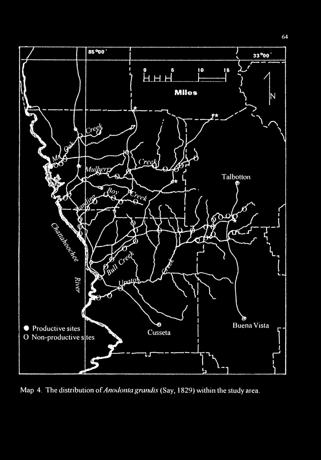 Map 4 The distribution ofanodonta