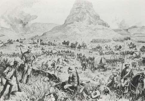 1 The Battle of 10 At Hill, a British force of some 1700 men was virtually wiped out by a Zulu army of over 20 000 men under the command of Ntshingwayo KaMahole Khoza and Mavumengwana Ntuli.