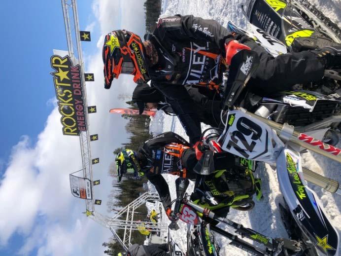 Pretty cool to see him push the limits out in the Pro class on the Sled and then a couple races later do the same thing on the Snowbike. It s fun!