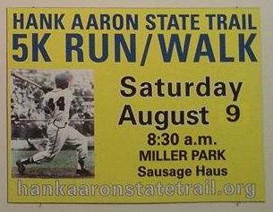 A03 Sidewalk poster for 2014 Hank Aaron