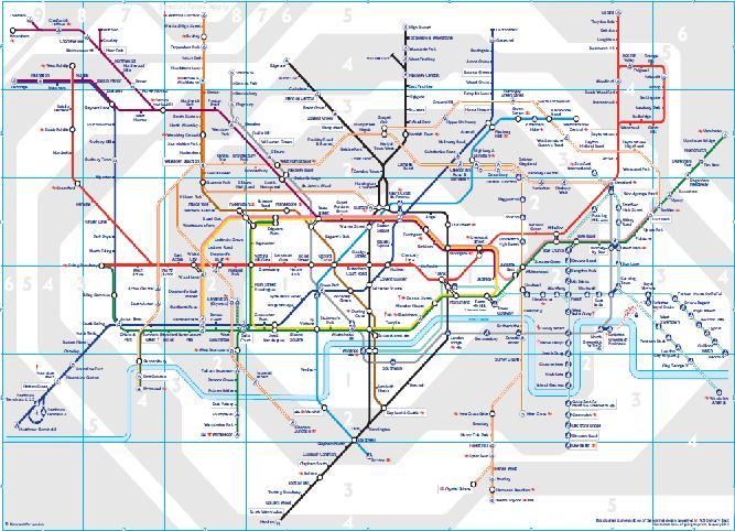 Tube map now 13 London s