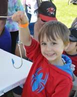 Kids Saltwater Fishing Clinics More than 2,000 children ages 5 15, along with 2,600 parents, attended