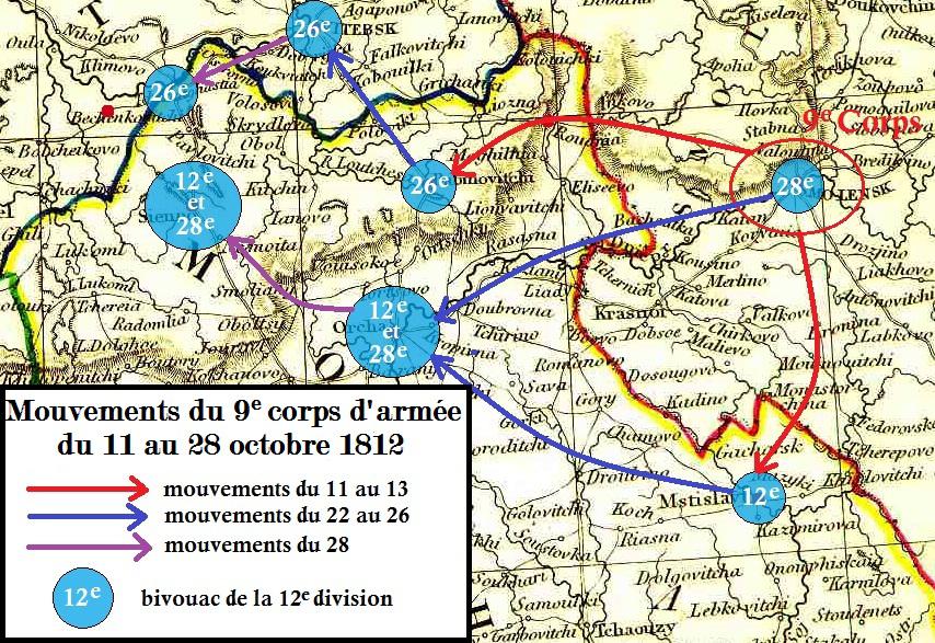 Chapter IX Intervention of the IX Corps October 30th to November 26th Before Clash of Czarnicki S ince September 27th, the IX Corps under Marshal Victor command was staying at Smolensk.