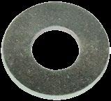 Washers Spread the bearing load of a threaded fastener. Fender washers Feature a large outside diameter to spread load over a larger thin surface. þ Low carbon steel þ ASME/ANSI B18.22.