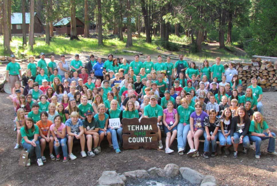 Current 4-H membership is not required this camp is open to all youth in Tehama and surrounding counties. All fees include food, lodging, accident insurance and all activities.