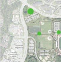 Washrooms by the tennis courts (relocate to central area) 4. Storage (relocate closer to yard works) RETHINK. ADD. 1. All park entries: potential for gateways and branding 2.