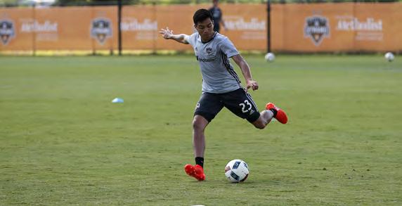 dating to July 15 at LA Galaxy Leads all MLS defenders age 26 and under with 168 regular-season appearances since his MLS debut in 2010 Played 90 minutes in 3-1 win over Sporting Kansas City in U.S. Open Cup on June 29 Played 90 minutes in 4-0 win over San Antonio FC in U.