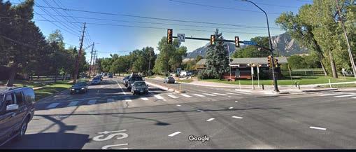 South side of 30 th and SH7/Arapahoe Ave intersection View looking at Southeast corner of 30 th and SH7/Arapahoe 30 th Street is a major travel corridor in the City of Boulder with 22,000 vehicles in