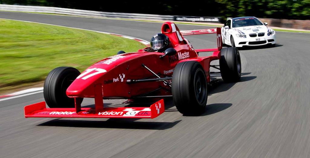 CORPORATE DRIVING EVENTS Choose between two packages: TrackMaster and StageMaster are both available at Brands Hatch and Oulton Park.