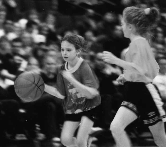 BASKETBALL Develop a sense of team play where participation, fun, skills, and manship are stressed; winning is secondary. Teams are formed by school attended.