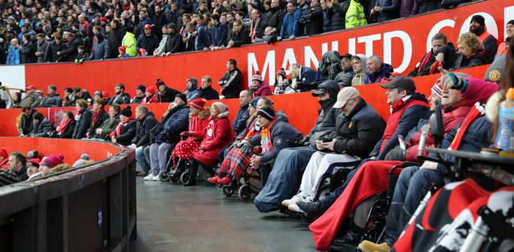 EQUALITY ACHIEVEMENTS 2016-2019 30 Accessible Stadia Guide Implementation Plan Manchester United s first home