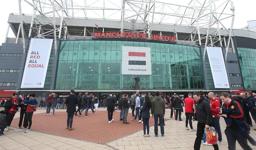 EQUALITY ACHIEVEMENTS 2016-2019 56 Manchester United v West Bromwich Albion In April 2018, the Club s match against West Bromwich Albion was dedicated to the #allredallequal campaign,