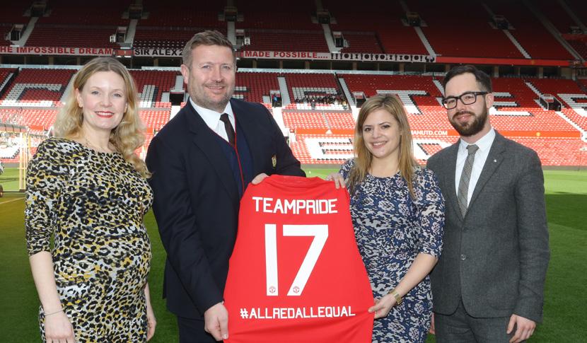 EQUALITY ACHIEVEMENTS 2016-2019 16 TeamPride In March 2017, Manchester United became the UK s first football club to partner with leading LGBT charity, Stonewall.