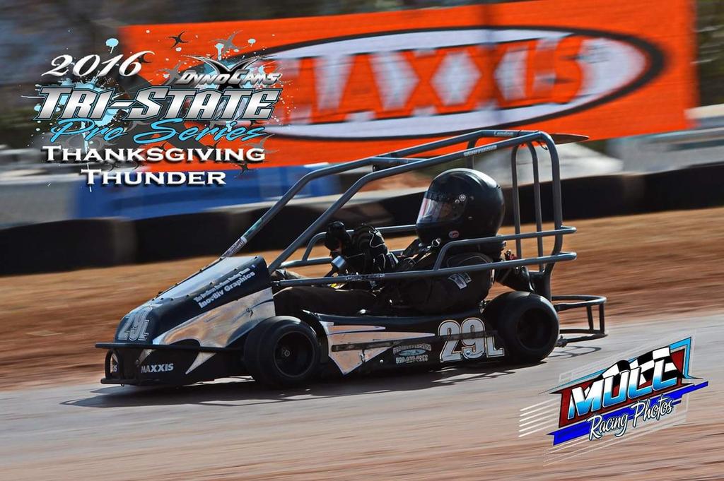 Racing Career Highlights and Accomplishments: 2017- Motorama Feature Winner in Ultramax champ kart 2016-2 Feature Wins at Greenwood Raceway in Ultramax champ kart Top 10 Finish in the Maxxis National