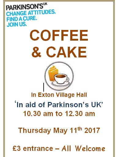 The above Coffee Morning is being arranged by Ann Bell.