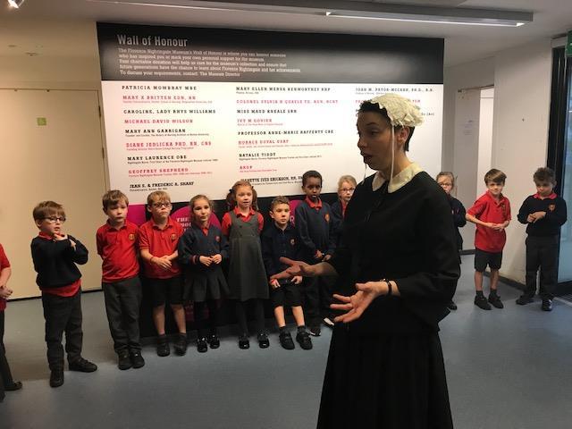 The children (and adults) travelled back in time to the Crimean War and learnt about Florence's inspiring work.