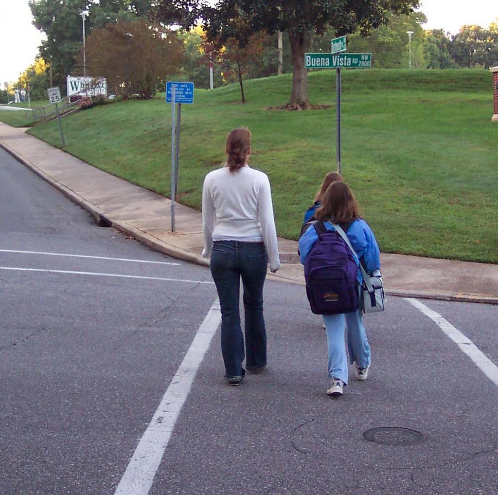 2. Educating parents Pedestrian and bicyclist safety guidelines to reinforce