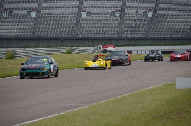 The line up for Race 2 was similar to race 1. Mark in the VX220 made a poor start from pole dropping to fifth, so Will inherited the lead, closely followed by Billy, Matty and Ed.