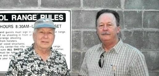 picture). The high scorers were Floyd Jester,Winner, scoring 280-4"X"'s,shooting a S&W M 617 22 REVOLVER, and Gary Ledbetter, second, scoring 272-6 "X".s,shooting a S&W Victory.22 auto.