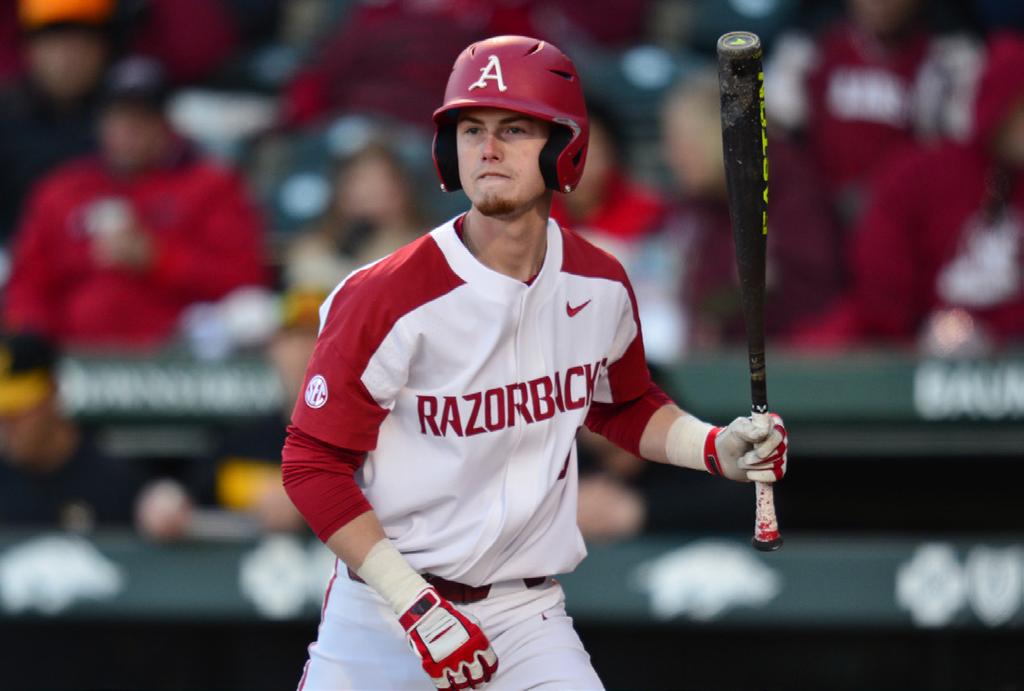 RAZORBACK NOTES SEE THE BALL, HIT THE BALL In the season-opener against EIU, Arkansas achieved more than just scoring 15 runs on 18 hits en route to its 25th-straight season-opening win.