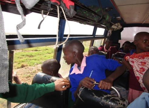 A highlight this quarter, as in past quarters, was a visit to Amboseli National Park for 30 students and six teachers (pictured below), many of which have never been to the park, or