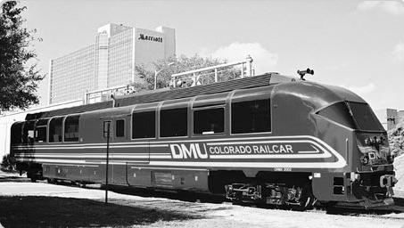 Multiple unit cars can operate as single cars or as trains of up to ten cars. These cars are typically 85 feet in length and provide seating for 60 to 100 passengers.