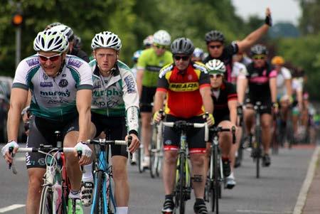 June 2016 Murphy Surveys Cycle for Crumlin Cyclists of all levels and ages rallied together for the annual Murphy Surveys Kilcullen Cycle for Crumlin last Saturday, July 23.