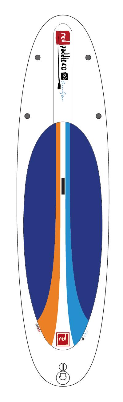 It is designed as a surfing SUP board but it can still be enjoyed on flat water by lighter riders. The board comes fitted with our patented RSS system.