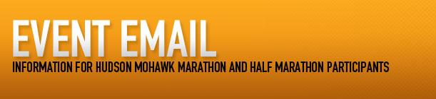Dear Half Marathon Athlete, The Mohawk Hudson River Half Marathon on October 7th is quickly approaching! We re so glad you will be joining the race and hope your race experience is exceptional.
