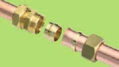 TYPE A & B FITTINGS TYPE A COMPRESSION FITTINGS Type A, or non-manipulative fittings enable the installer to make a compression joint without carrying out any work on the tube ends other than
