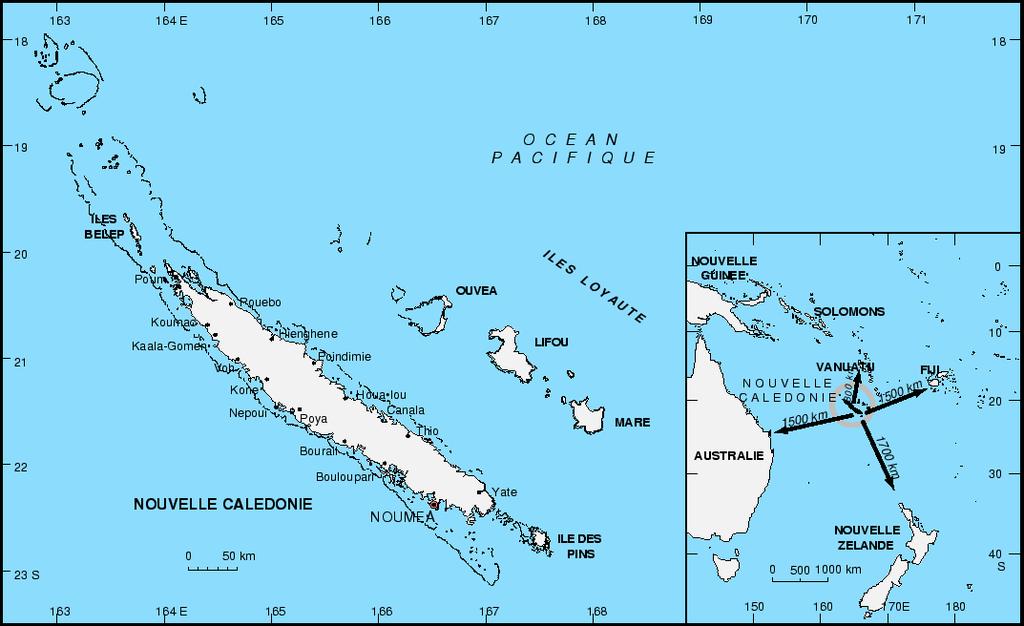 New Caledonia Nickel : Opencast mining, 30 % of global reserves (3 rd global producer) Total lagoon area : 23 400
