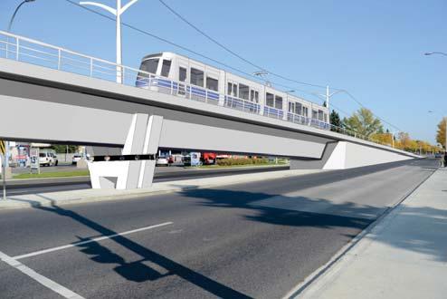 Depending on loca on, the guideway may be supported by a single