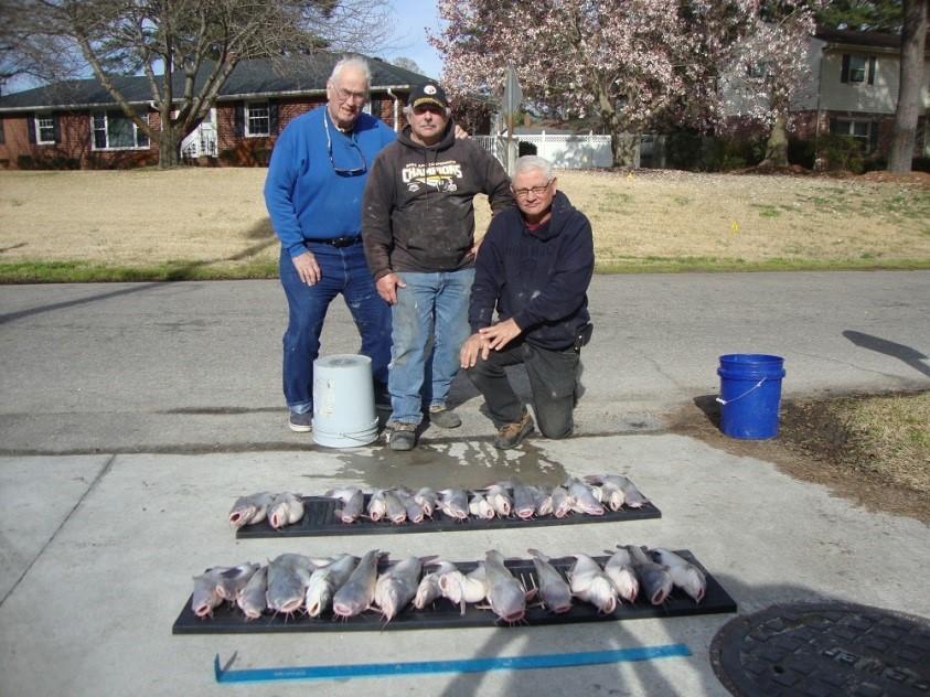 Catfishing Who: PAC members John Meagher, Denny Dobbins, and Larry Ward What: Jones Creek Boat Ramp, mile post 10