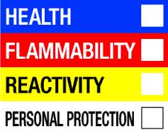Last Updated: June 10, 2015 Page 2/6 Classification system: NFPA ratings (scale 0-4) Health = 1 Fire = 0 HMIS-ratings (scale 0-4) Reactivity = 0 Health = 1 Flammability = 0 Reactivity = 0 Personal