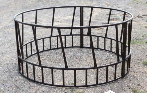 Round Hay Feeder The Stockman 8 Slant Bar Round Bale Feeder is one of the heaviest feeders for the price.