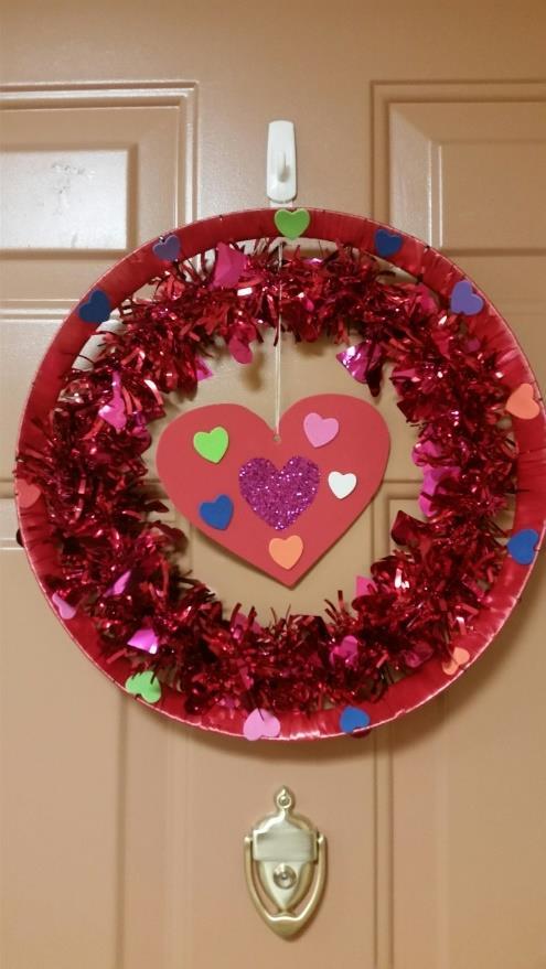 The total cost of her cute Valentine s Day wreath was $4.24. What a steal! She loved the method she used to make this wreath so much that she made one for St.